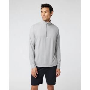 Vuori Ease Performance Half Zip 2.0 Men's Medium Gray V2039